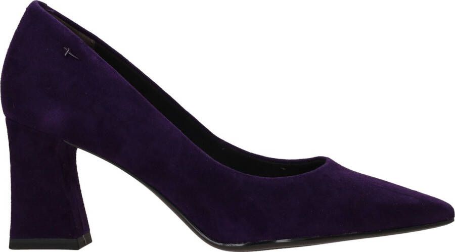 Tamaris Paarse Suède Pumps Purple Dames