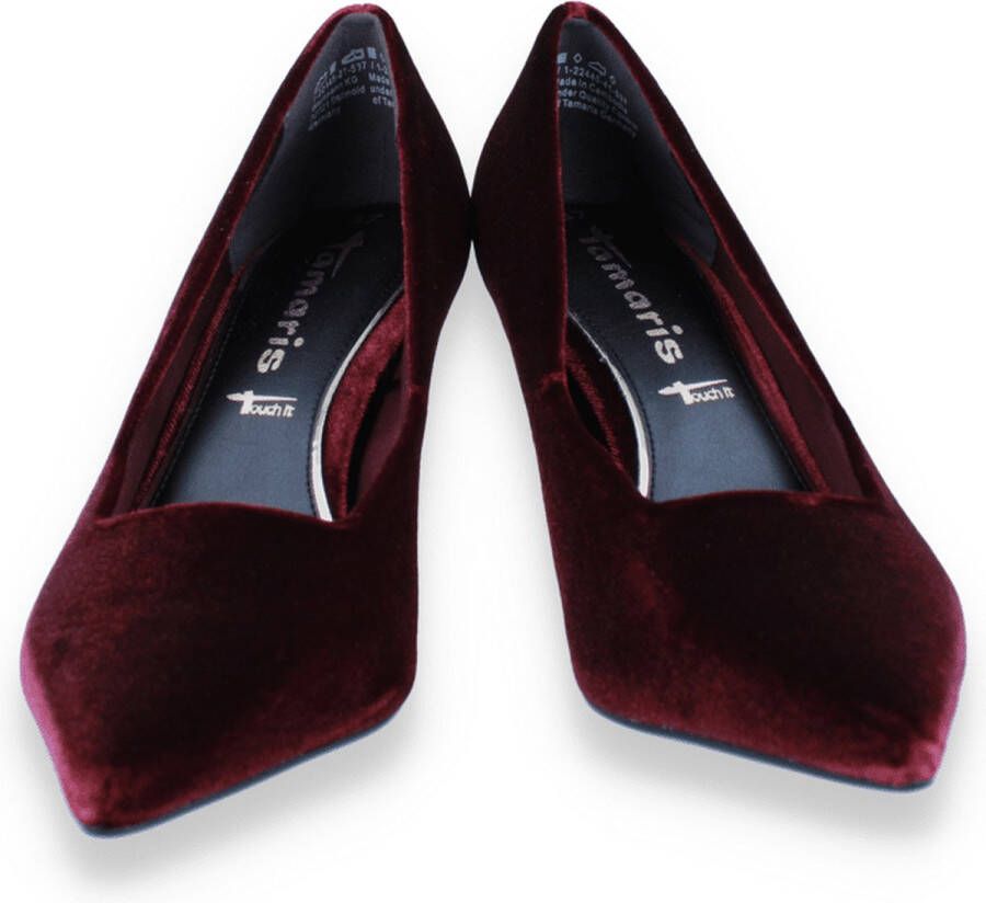 Tamaris Dames Pump Merlot BORDEAU