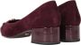 Tamaris Elegante Merlot Rode Leren Pump Red Dames - Thumbnail 5