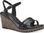 Tamaris Zwarte Casual Open Sandalen Vrouwen Black Dames - Thumbnail 6