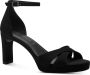 Tamaris Elegante Zwarte Sandalette Vegan Voetbed Hak Black Dames - Thumbnail 5