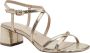 Tamaris Essentials Dames Sandalen LT GOLD STRUCT - Thumbnail 4