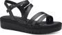 Tamaris Platte Sandalen voor Vrouwen Black Dames - Thumbnail 5