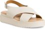 Tamaris Beige Casual Platte Open Sandalen Beige Dames - Thumbnail 1