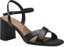 Tamaris Elegante Zwarte Platte Sandalen Vrouwen Black Dames - Thumbnail 2