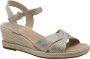 Tamaris Gouden Glitter Sandalette Sleehak Multicolor Dames - Thumbnail 7