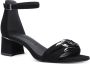 Tamaris Leren hoge hak sandalen Black Dames - Thumbnail 1