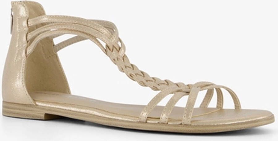 Tamaris dames sandalen champagne goud