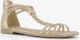 Tamaris dames sandalen champagne goud - Thumbnail 1