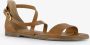 Tamaris dames sandalen cognac bruin - Thumbnail 1