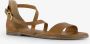 Tamaris dames sandalen cognac bruin - Thumbnail 1