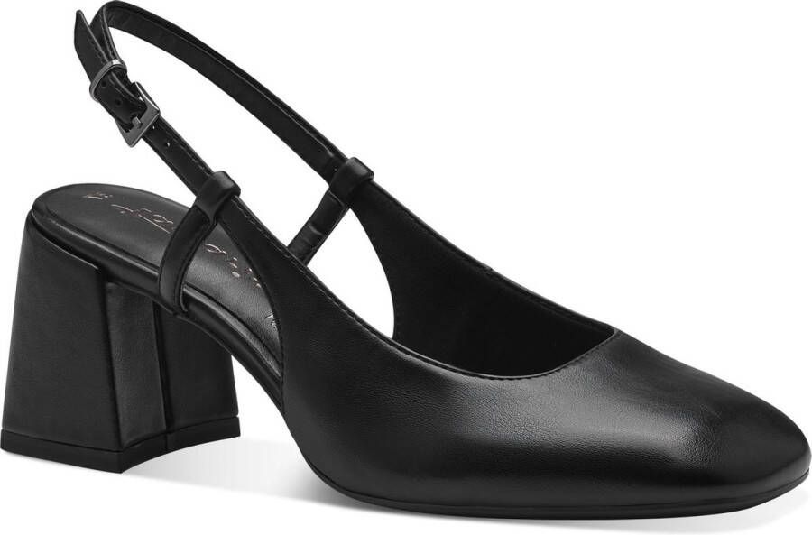 Tamaris Elegante Zwarte Platte Sandalen Black Dames - Foto 1