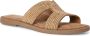 Tamaris Metallic Gouden Leren Slipper Multicolor Dames - Thumbnail 14