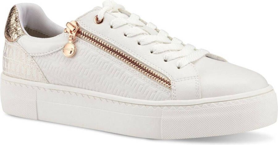 Tamaris Rosegold Sneakers wit Synthetisch Dames