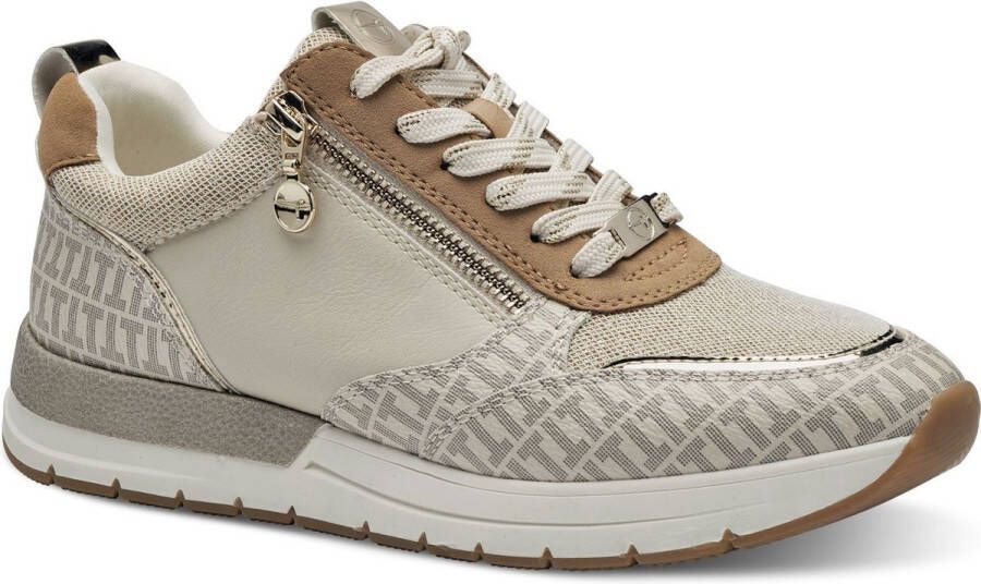 Tamaris lage damessneaker 1-23732-41 430 dames vegan M2373241 beige