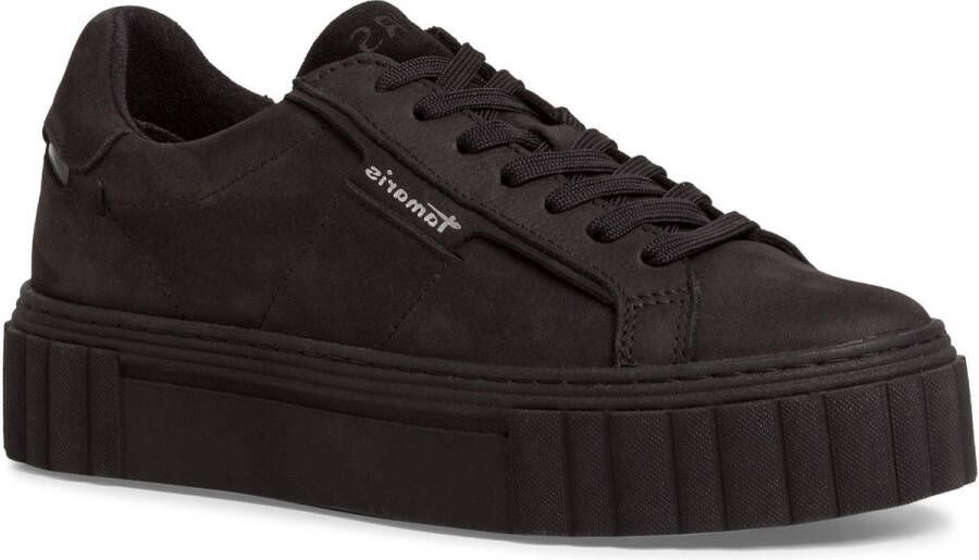 Tamaris Zwarte lage sneakers voor vrouwen Black Dames