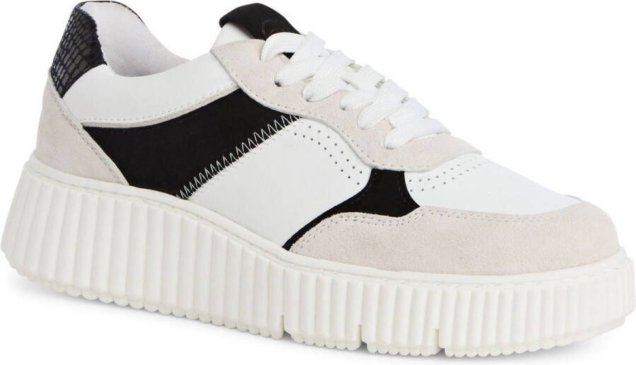 Tamaris Sneaker 1-23771-42 4A0 Dames Lage Damesschoenen M2377142 Ivory Comb