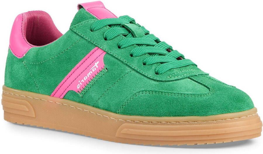 Tamaris Sneaker Lage Top Dames 1-23788-42 700 Damesschoenen Leer M2378842 groen