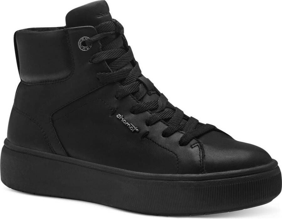 Tamaris Zwarte hoge sneakers voor vrouwen Black Dames