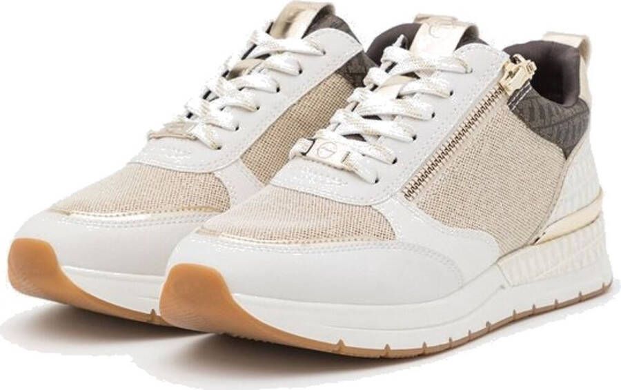 Tamaris dames sneaker Beige multi