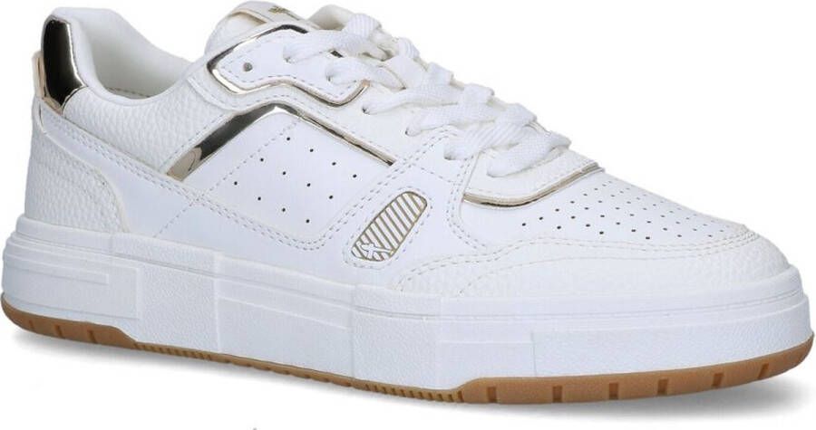 Tamaris Witte Gouden Casual Sneakers White Dames