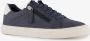 Tamaris dames sneakers met rits blauw Uitneembare zool - Thumbnail 2