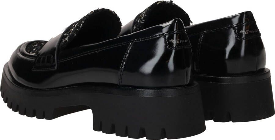 Tamaris Vegan Loafer met Versterkte Hiel Black Dames