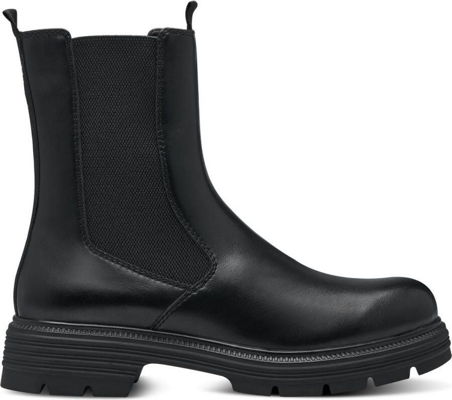 Tamaris Comfortabele Vegan Chelsea Boot Black Dames