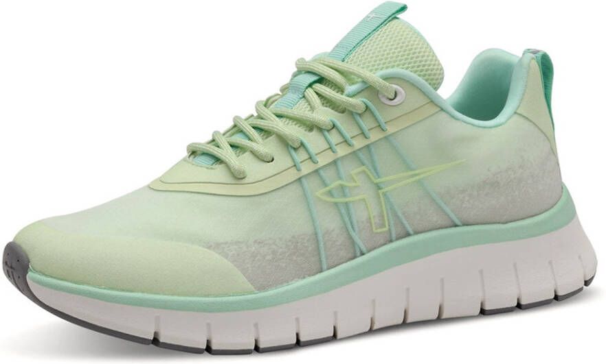 Tamaris damessneakers 1-23767-44 705 Lage damesschoenen Vegan M2376744 groen