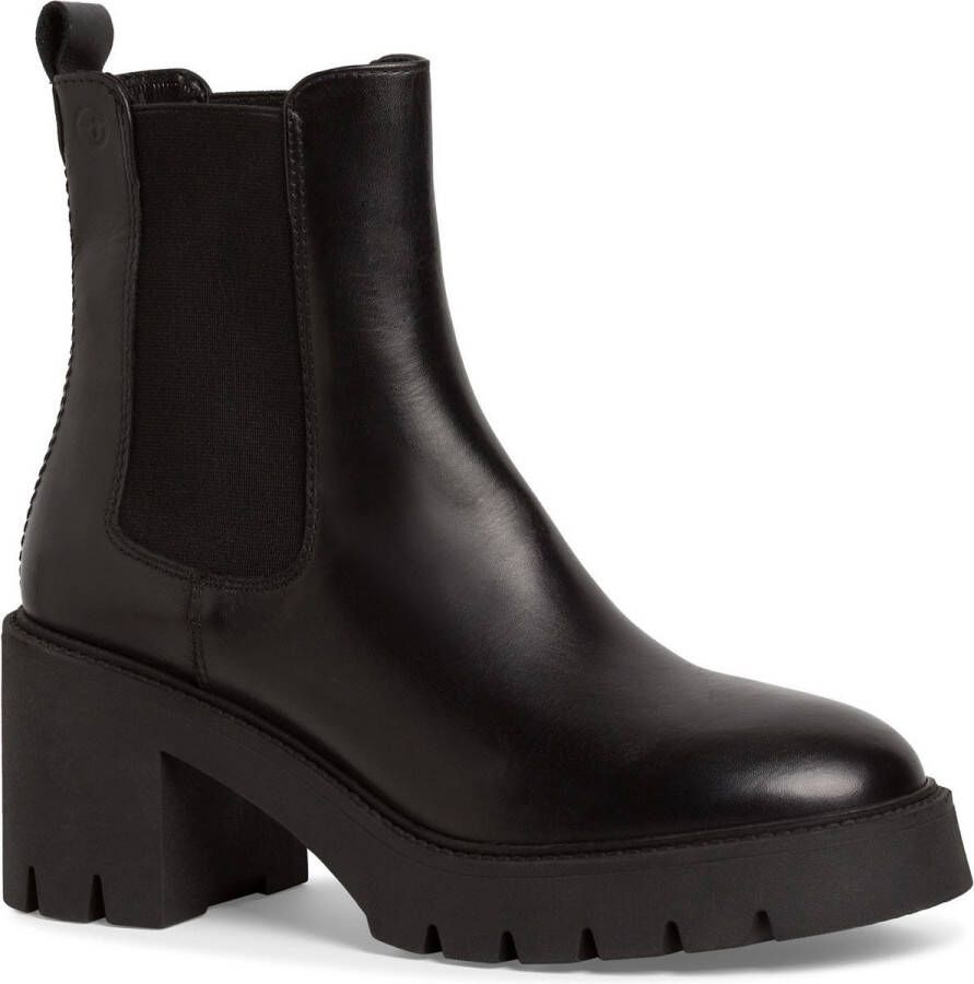 Tamaris Stijlvolle Chelsea Boot in Donkerbruin Brown Dames