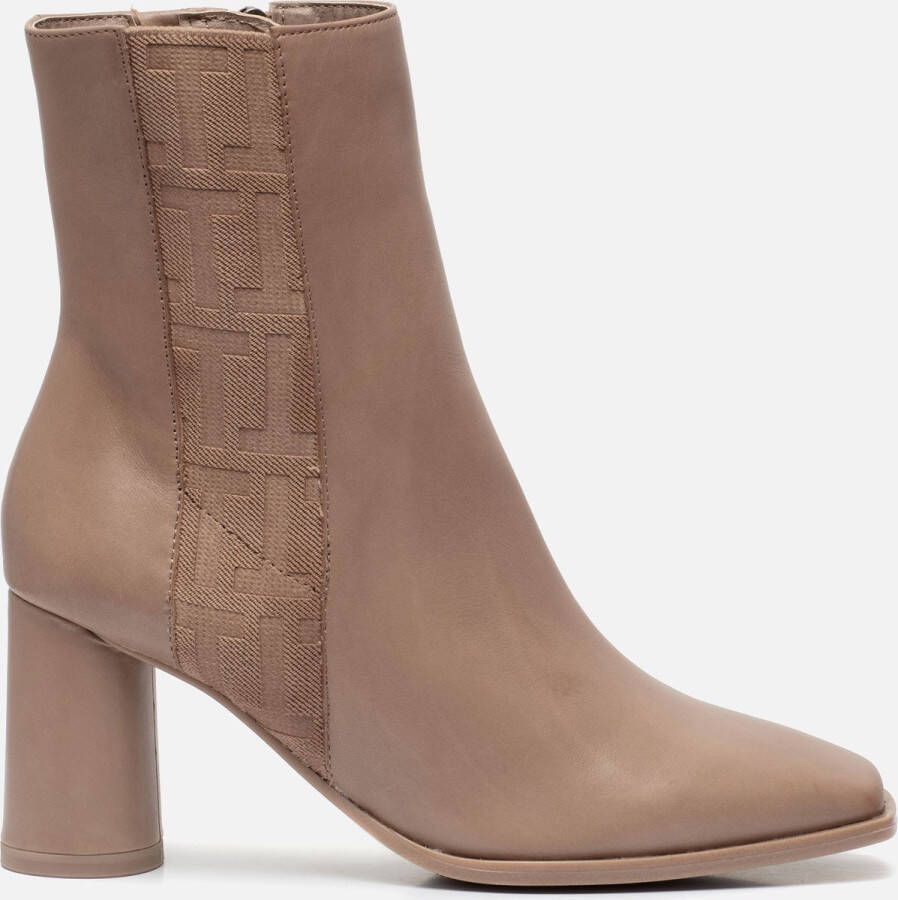 Tamaris Stijlvolle Taupe Enkellaarsjes Beige Dames