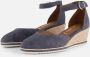 Tamaris Espadrilles Sleehak blauw Textiel Dames - Thumbnail 3