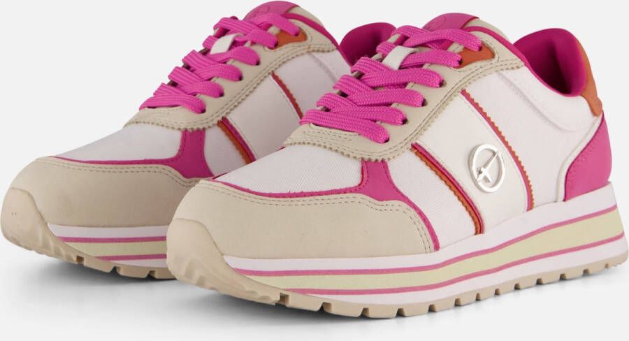 Tamaris Essential Sneakers roze Textiel Dames