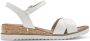 Tamaris Essentials Dames Sandalen WHITE - Thumbnail 1