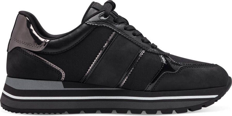 Tamaris ESSENTIALS Dames Sneakers BLACK COMB