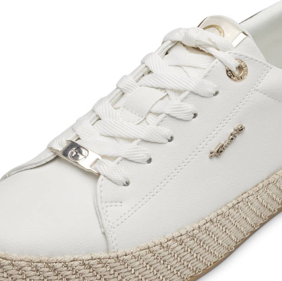 Tamaris Essentials Dames Sneakers WHITE GOLD