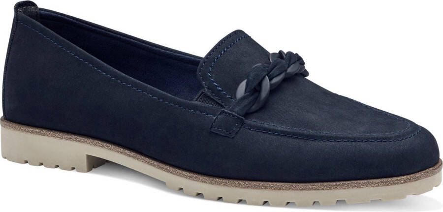 Tamaris Loafers slipper business schoen met modieuze tassel smalle vorm