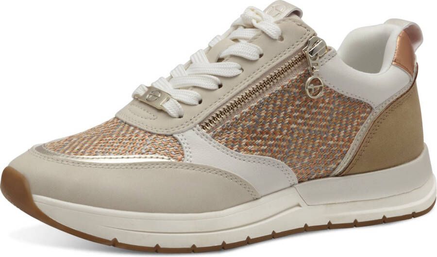 Tamaris lage damessneaker 1-23732-41 430 dames vegan M2373241 beige