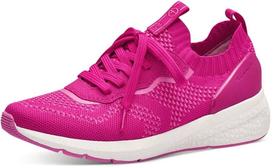 Tamaris lage damessneaker damesschoenen veganistisch M2373942 roze