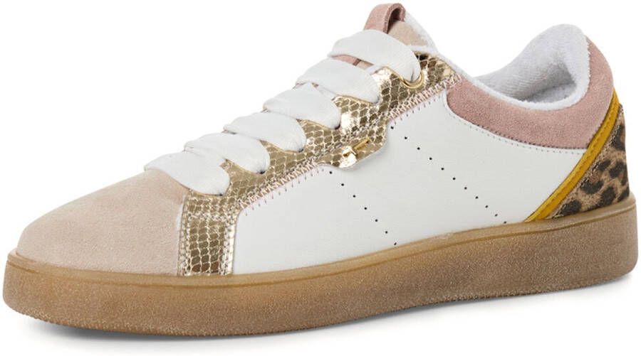 Tamaris Lage Top Sneaker 1-23702-44 430 Damesschoenen M2370244 Ivoor Kam