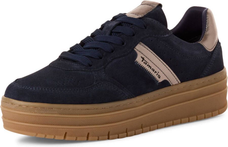 Tamaris Lage Top Sneaker 1-23773-43 Damesschoenen M2377343 marine