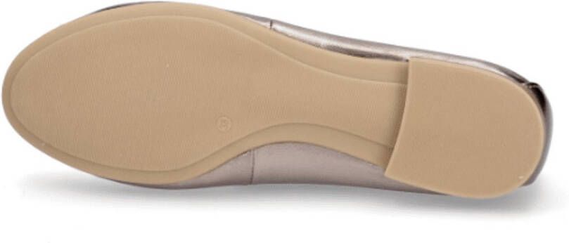 Tamaris Ballerina's Feestelijke schoen bruiloftsschoen flats met mooie metallic glans