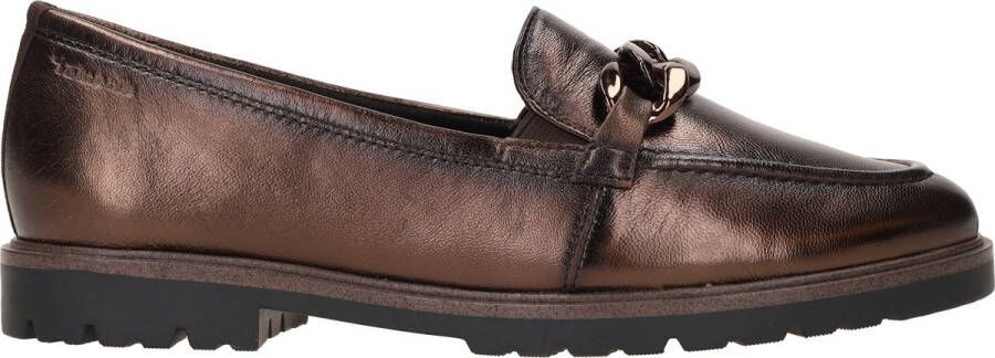 Tamaris Metallic Loafer voor Dames Brown Dames