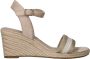 Tamaris Vegan Nude Sleehak Sandaal Beige Dames - Thumbnail 8