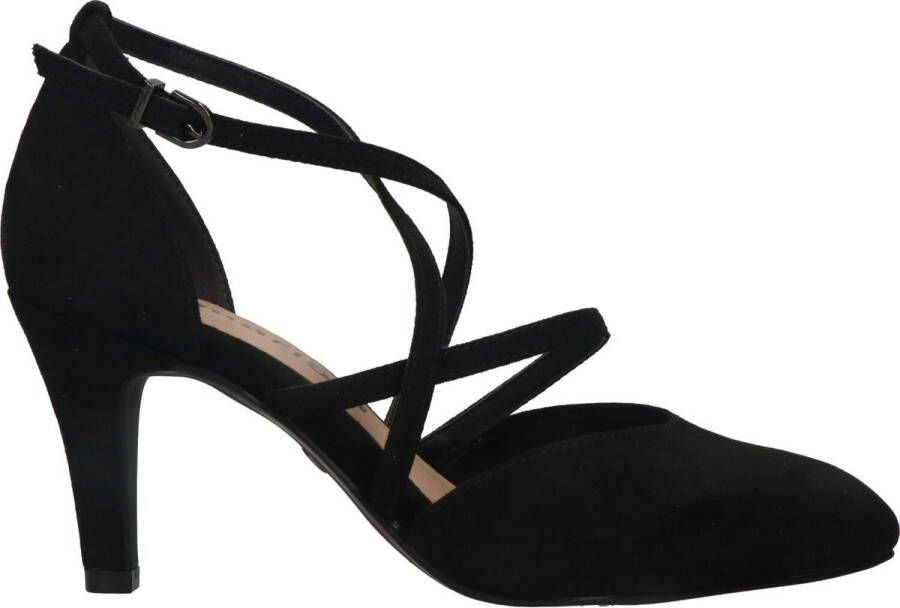 Tamaris Pumps zwart Imitatiesuede Dames