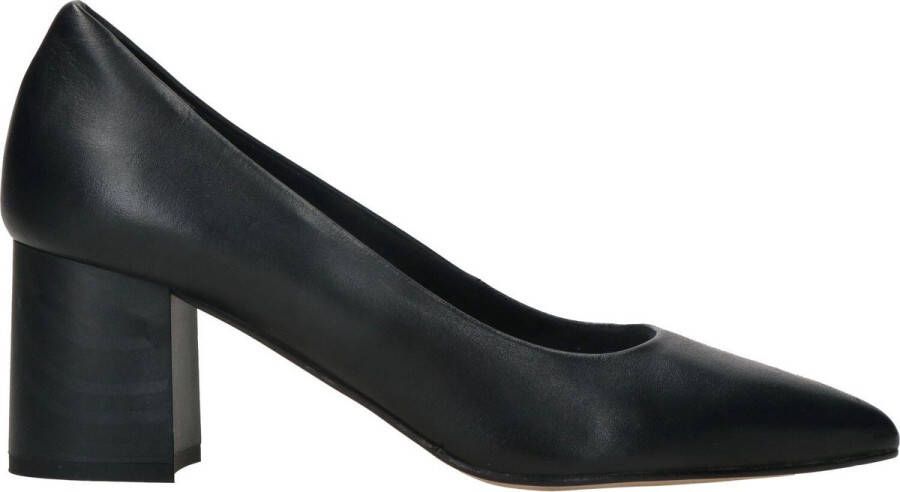 Tamaris Leren Pump met 6 5 cm Hak Black