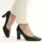 Tamaris Zwarte Leren Business Pumps Black Dames - Thumbnail 12