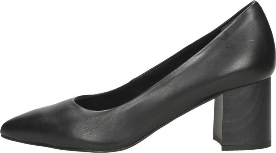 Tamaris Leren Pump met 6 5 cm Hak Black