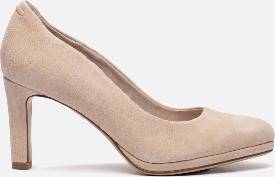 Tamaris Pumps beige Imitatiesuede Dame