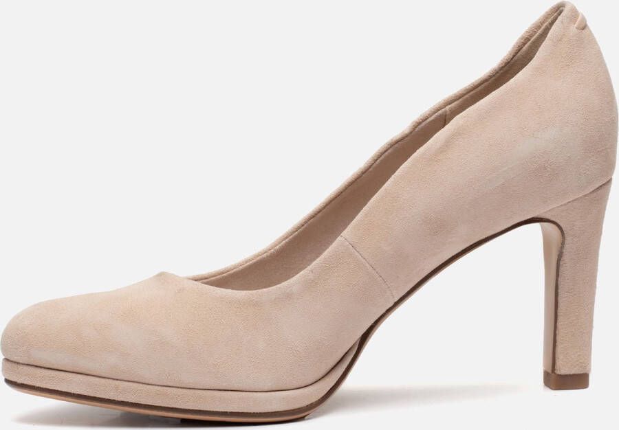 Tamaris Pumps beige Imitatiesuede Dames